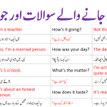 40 Most Common English Questions with Answers in Urdu