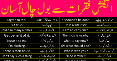 40 Common English Sentences with Urdu and Hindi Translation