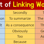 A List of All Linking Words With Example Sentences