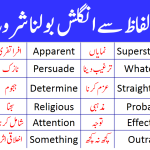 75 Basic English Vocabulary Words for Beginners in Urdu
