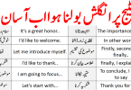 English Sentences for Speech and Presentation with Urdu Translation
