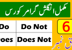 Use of Do, Do not, Does, and Does Not in Urdu with Examples
