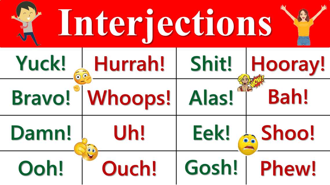 Understanding Interjections in English: Definition, Types, and Examples