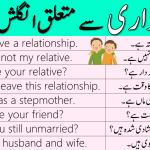 50 Relationship Related English Sentences with Urdu Translation