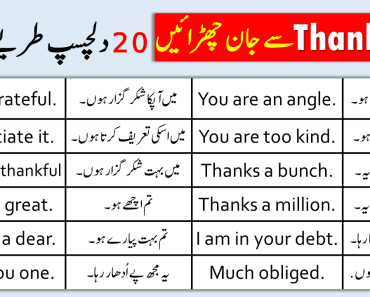 20 Different Ways to Say Thank You with Urdu Meanings