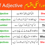 Adjective Definition & Types in Urdu with Examples