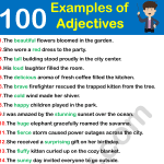 100 Examples of Adjectives in Sentences