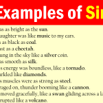 70 Example Sentences of Simile in English