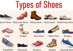 100+ Types of Shoes Name in English with their Pictures