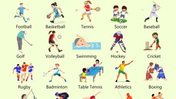 Sports Vocabulary in English with Pictures