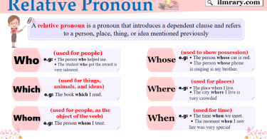 Relative Pronouns Definition and Examples