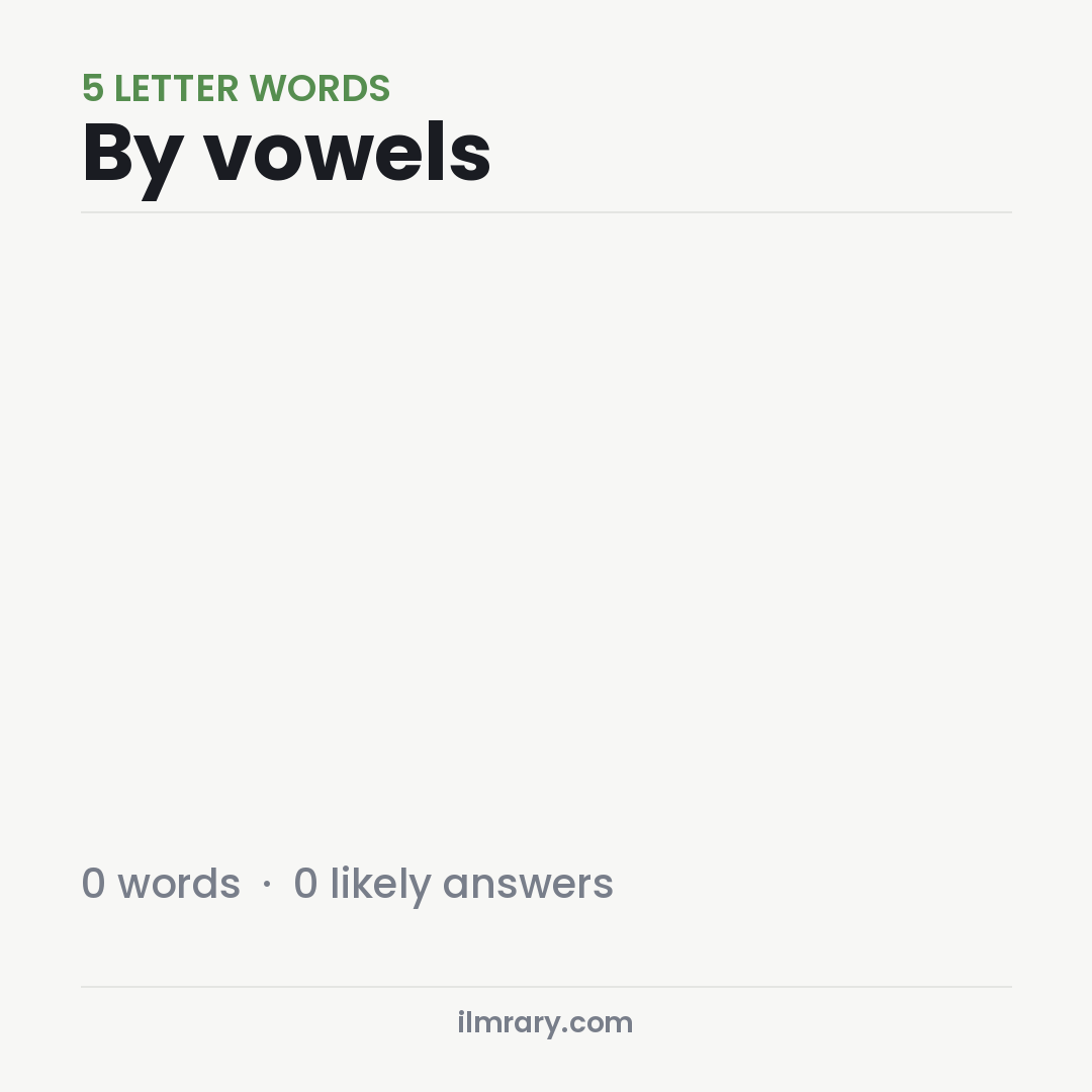 5 Letter Words With Two E's with answers like 